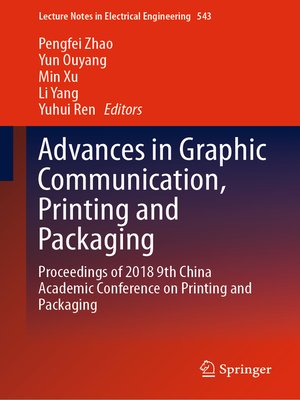 cover image of Advances in Graphic Communication, Printing and Packaging